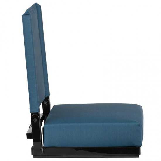 500 LB. Weight Capacity Lightweight Aluminum Frame and Ultra-Padded Seat in Teal
