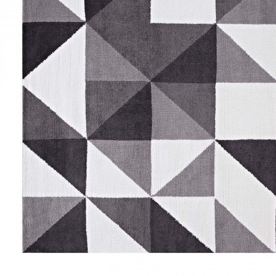 Kahula Geometric Triangle Mosaic 8x10 Area Rug