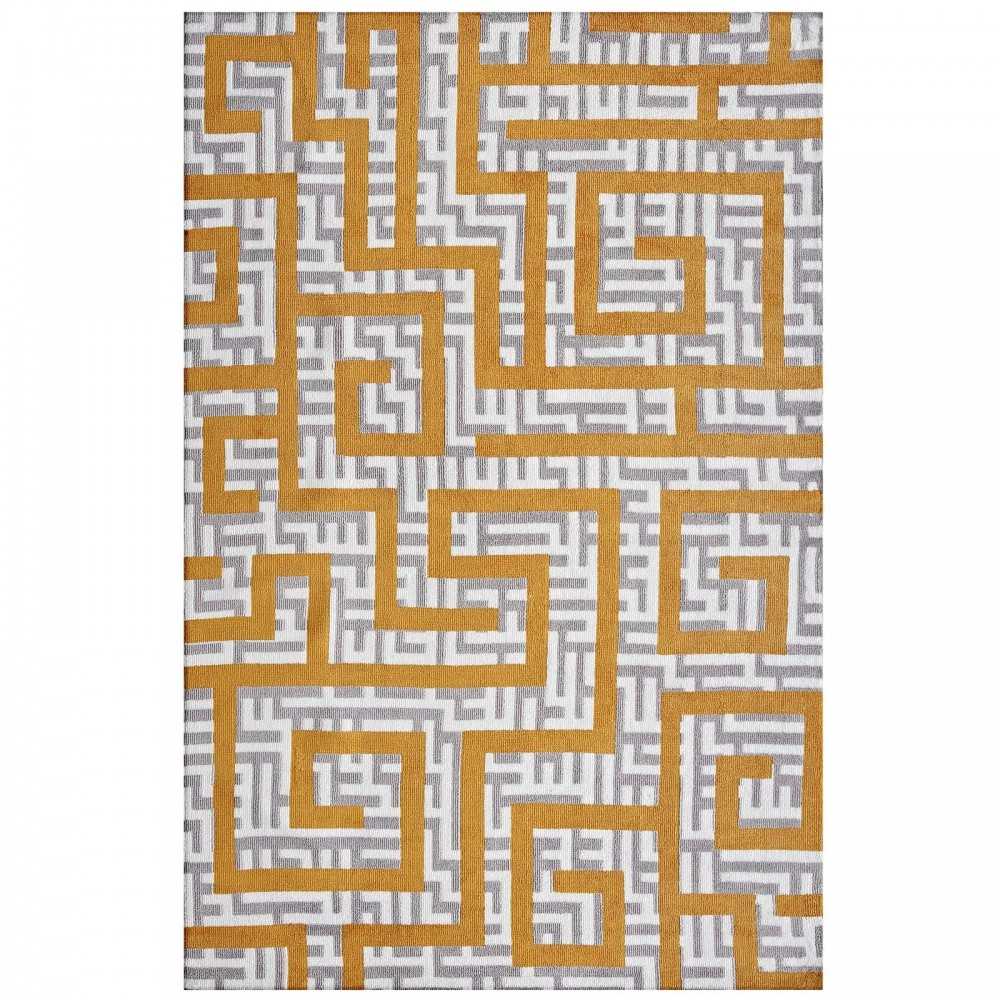 Nahia Geometric Maze 8x10 Area Rug