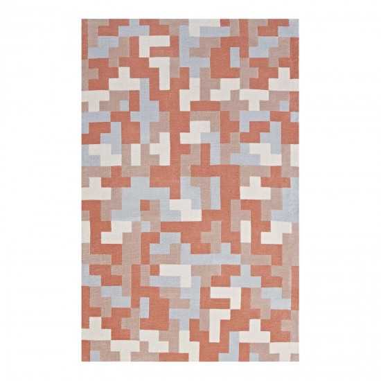 Andela Interlocking Block Mosaic 5x8 Area Rug