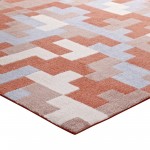 Andela Interlocking Block Mosaic 5x8 Area Rug