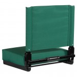 500 LB. Weight Capacity Lightweight Aluminum Frame and Ultra-Padded Seat in Hunter Green