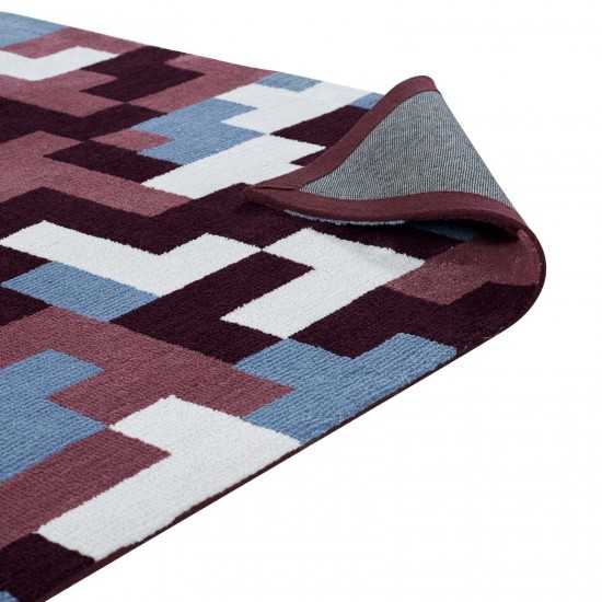 Andela Interlocking Block Mosaic 8x10 Area Rug