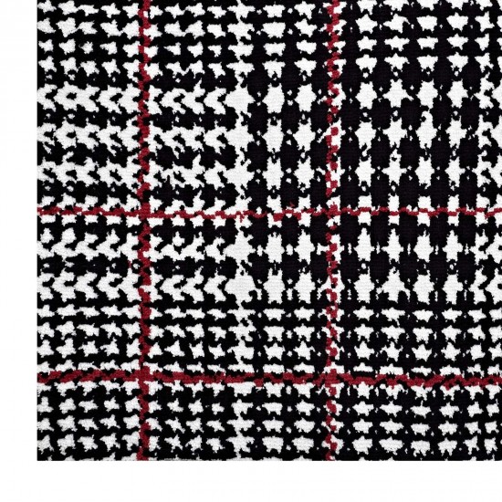 Kaja Abstract Plaid 8x10 Area Rug