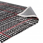 Kaja Abstract Plaid 8x10 Area Rug