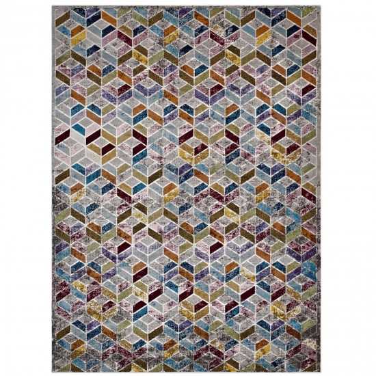 Laleh Geometric Mosaic 4x6 Area Rug