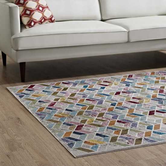 Laleh Geometric Mosaic 4x6 Area Rug