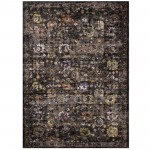 Minu Distressed Floral Lattice 8x10 Area Rug