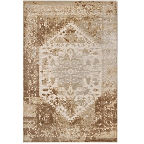 Rosina Distressed Persian Vintage Medallion 8x10 Area Rug