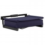 500 LB. Weight Capacity Lightweight Aluminum Frame and Ultra-Padded Seat in Navy