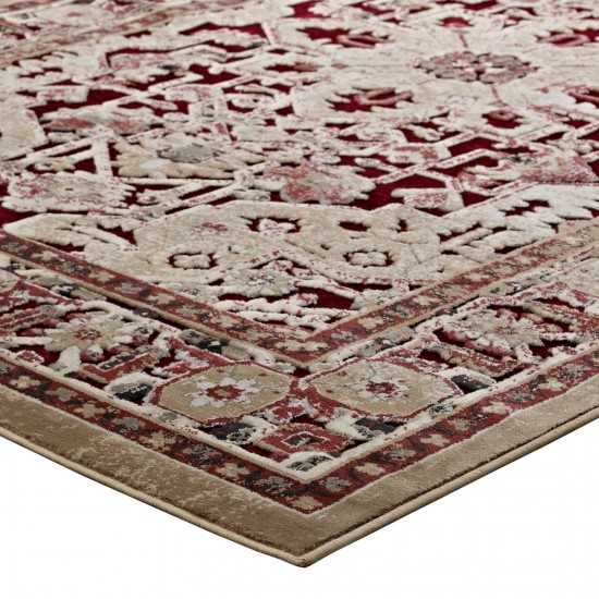 Grania Ornate Vintage Floral Turkish 5x8 Area Rug