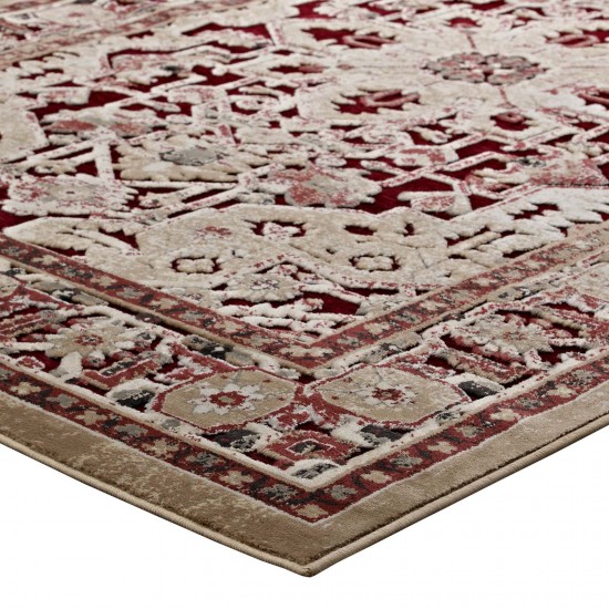 Grania Ornate Vintage Floral Turkish 8x10 Area Rug