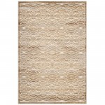 Kennocha Rustic Vintage Abstract Waves 5x8 Area Rug