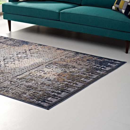 Kalene Distressed Vintage Turkish 8X10 Area Rug