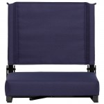 500 LB. Weight Capacity Lightweight Aluminum Frame and Ultra-Padded Seat in Navy