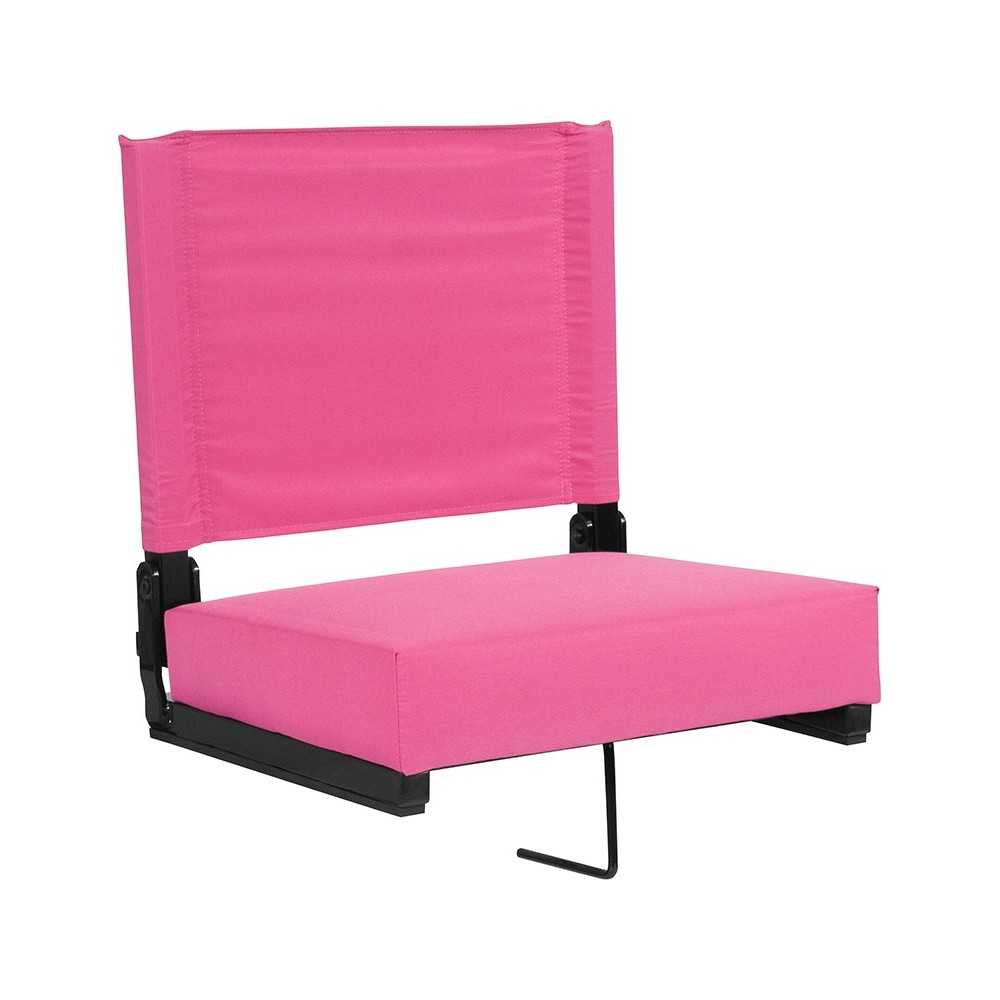 500 LB. Weight Capacity Lightweight Aluminum Frame and Ultra-Padded Seat in Pink 500 LB. Weight Capacity Lightweight Aluminum Frame and Ultra-Padded Seat in Pink