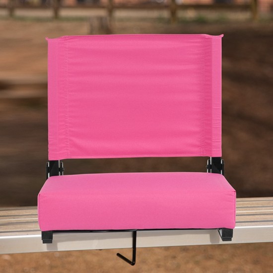 500 LB. Weight Capacity Lightweight Aluminum Frame and Ultra-Padded Seat in Pink