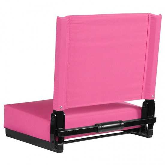 500 LB. Weight Capacity Lightweight Aluminum Frame and Ultra-Padded Seat in Pink