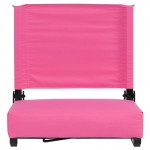500 LB. Weight Capacity Lightweight Aluminum Frame and Ultra-Padded Seat in Pink
