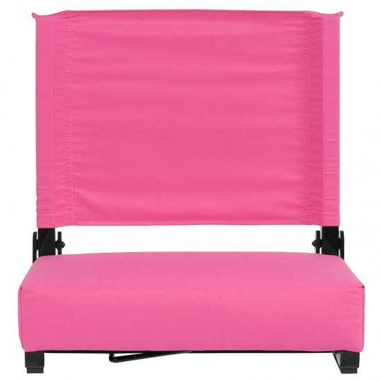 500 LB. Weight Capacity Lightweight Aluminum Frame and Ultra-Padded Seat in Pink