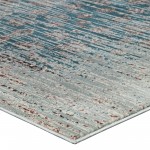 Hesper Distressed Contemporary Floral Lattice 8x10 Area Rug