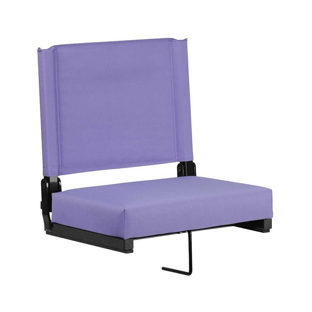 500 LB. Weight Capacity Lightweight Aluminum Frame and Ultra-Padded Seat in Purple