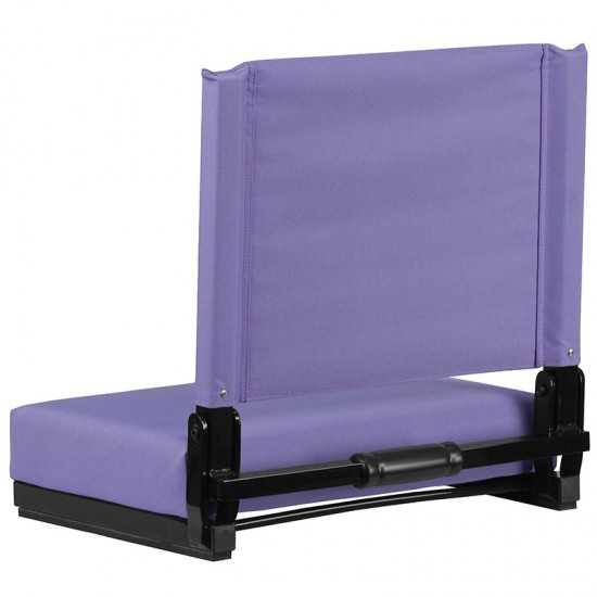 500 LB. Weight Capacity Lightweight Aluminum Frame and Ultra-Padded Seat in Purple