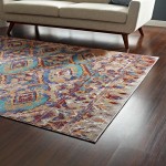 Centehua Distressed Southwestern Aztec 5x8 Area Rug