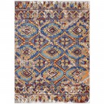 Centehua Distressed Southwestern Aztec 8x10 Area Rug