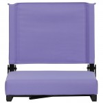 500 LB. Weight Capacity Lightweight Aluminum Frame and Ultra-Padded Seat in Purple