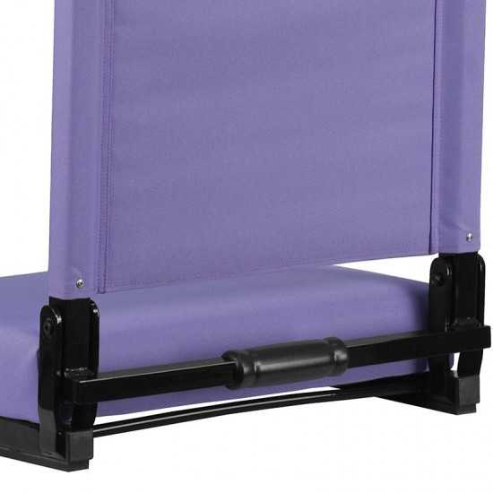 500 LB. Weight Capacity Lightweight Aluminum Frame and Ultra-Padded Seat in Purple