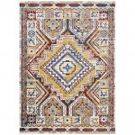 Florita Distressed Southwestern Aztec 5x8 Area Rug