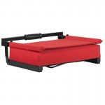 500 LB. Weight Capacity Lightweight Aluminum Frame and Ultra-Padded Seat in Red