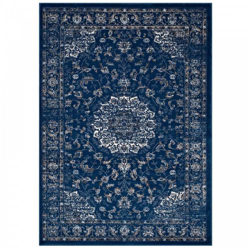 Lilja Distressed Vintage Persian Medallion 5x8 Area Rug Lilja Distressed Vintage Persian Medallion 5x8 Area Rug