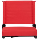 500 LB. Weight Capacity Lightweight Aluminum Frame and Ultra-Padded Seat in Red