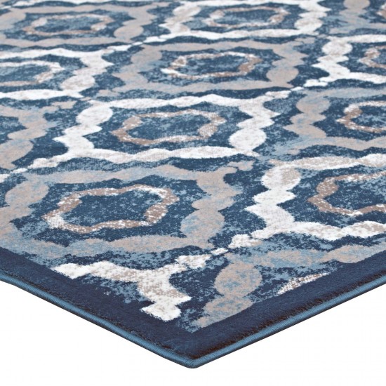 Kalinda Rustic Vintage Moroccan Trellis 5x8 Area Rug