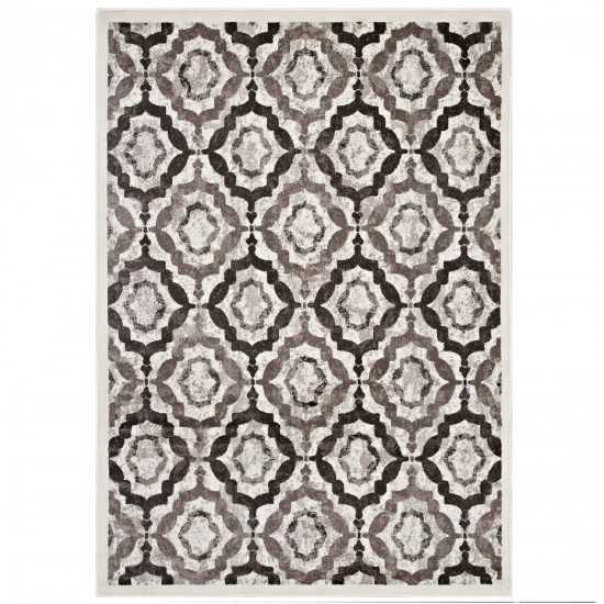 Kalinda Rustic Vintage Moroccan Trellis 5x8 Area Rug