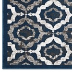 Kalinda Rustic Vintage Moroccan Trellis 8x10 Area Rug