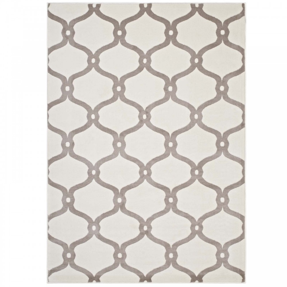 Beltara Chain Link Transitional Trellis 5x8 Area Rug Beltara Chain Link Transitional Trellis 5x8 Area Rug