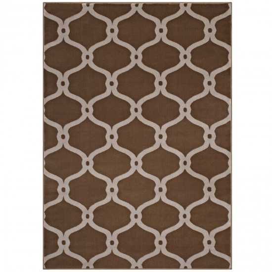 Beltara Chain Link Transitional Trellis 8x10 Area Rug