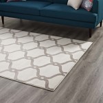 Beltara Chain Link Transitional Trellis 8x10 Area Rug