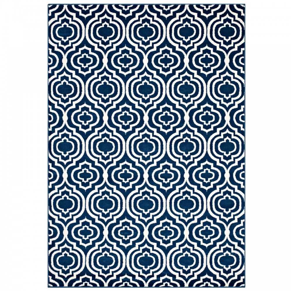 Frame Transitional Moroccan Trellis 8x10 Area Rug Frame Transitional Moroccan Trellis 8x10 Area Rug