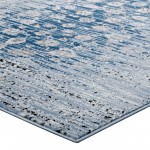 Chiara Distressed Floral Lattice Contemporary 5x8 Area Rug