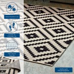 Perplex Geometric Diamond Trellis 4x6 Indoor and Outdoor Area Rug