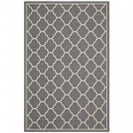 Avena Moroccan Quatrefoil Trellis 5x8 Indoor and Outdoor Area Rug