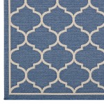 Avena Moroccan Quatrefoil Trellis 8x10 Indoor and Outdoor Area Rug