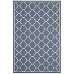 Avena Moroccan Quatrefoil Trellis 9x12 Indoor and Outdoor Area Rug