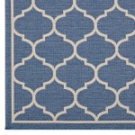 Avena Moroccan Quatrefoil Trellis 9x12 Indoor and Outdoor Area Rug