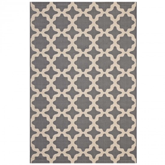 Cerelia Moroccan Trellis 4x6 Indoor and Outdoor Area Rug