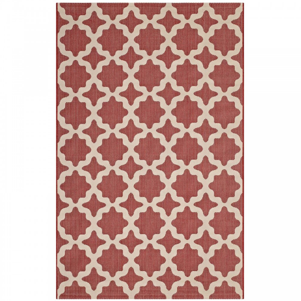 Cerelia Moroccan Trellis 4x6 Indoor and Outdoor Area Rug